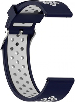 Ремешок для умных часов Rumi N-style 20мм (синий/белый)