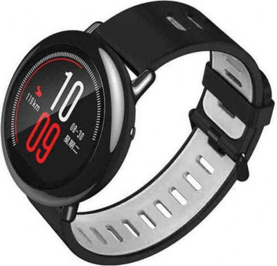 Ремешок для умных часов Rumi Pace 22мм (черный/серый)