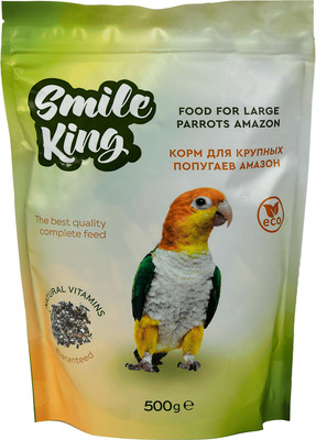 Корм для птиц Smile King Для крупных попугаев Амазон / LKG-35 (500г)