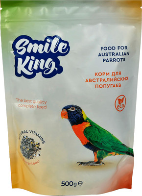 Корм для птиц Smile King Для австалийских попугаев / LKG-37 (500г)