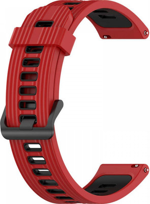 Ремешок для умных часов Rumi Runner 20мм (красный/черный)