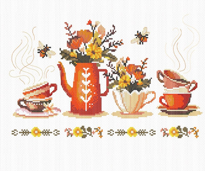 Набор для вышивания Школа талантов Чайная церемония / 10732318
