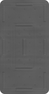 Коврик на присосках Вилина Спа 6908 (37x70, графитовый)