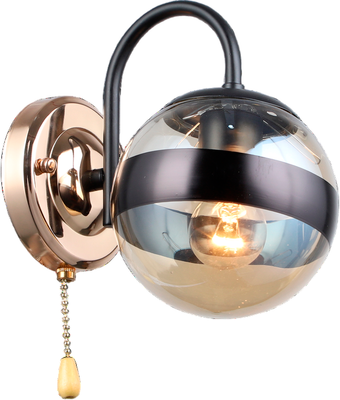 Бра Mirastyle SX-N-4339/1W BK+FGD