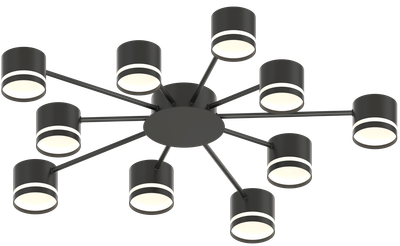 Потолочный светильник Mirastyle MH-3701/12 BK