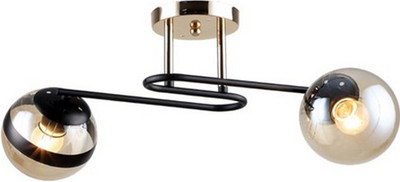 Потолочный светильник Mirastyle SX-N-4339/2 BK+FGD