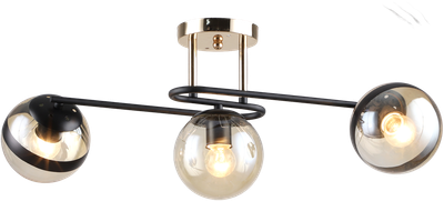 Потолочный светильник Mirastyle SX-N-4339/3 BK+FGD