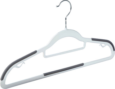 Набор пластиковых вешалок-плечиков BOTANICA антискользящая (2шт, серый)