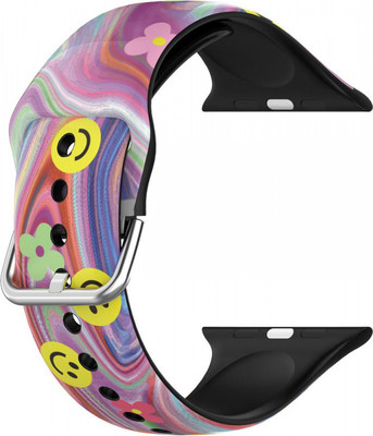 Ремешок для умных часов Rumi Sport Band для Apple Watch 42/44/45мм (смайлы)