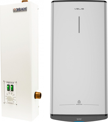 Комплект электрического котла с бойлером Эван Стандарт Next-7 (12907) + Ariston ABS VLS PRO R 50 (3700708)