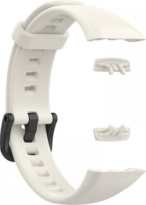 Ремешок для фитнес-трекера Rumi Для Honor Band 6/Band 7/Huawei Band 6 (слоновая кость)