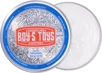 Паста для укладки волос Boy's Toys Original Матовая средней фиксации (100г)
