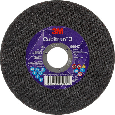 Отрезной диск 3M Cubitron III T41 125х1х22.23мм / 86647