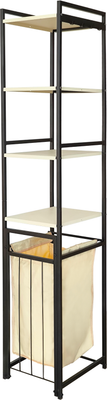 Стеллаж Solmax&Home Loft / IS99935 (черный/бежевый)