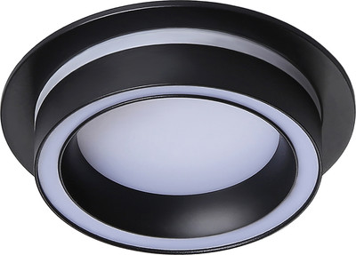 Точечный светильник Ambrella TN5241 BK (черный, с лампой 604-064)