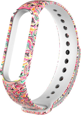Ремешок для фитнес-трекера Rumi Для Xiaomi Mi Smart Band 6/Mi Band 5 (цветочный)
