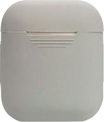 Чехол для наушников Rumi Силиконовый для Apple AirPods/AirPods 2 (серый)