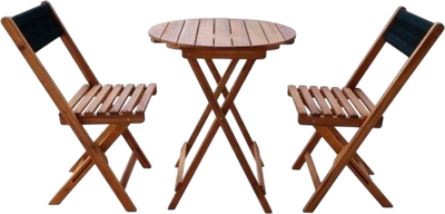 Комплект садовой мебели National Tree Company из акации TP2093.0.5 (3 предмета)