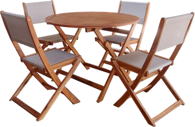 Комплект садовой мебели National Tree Company из акации TP4093 (5 предметов)