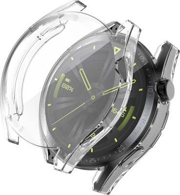 Защитный чехол для умных часов Rumi Силиконовый для Huawei Watch GT 3 46мм (прозрачный)
