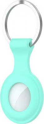 Чехол для беспроводной метки-трекера Rumi Силиконовый для Apple Airtag (бирюзовый)