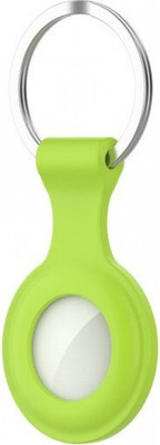 Чехол для беспроводной метки-трекера Rumi Силиконовый для Apple Airtag (салатовый)