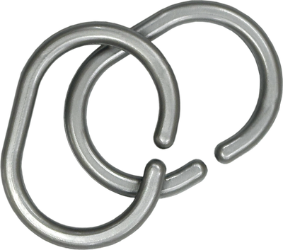 Кольца для шторки Comfort Alumin Group 009699 (12шт, серебристый)