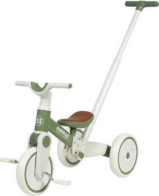 Трехколесный велосипед с ручкой Farfello 6588 (зеленый)