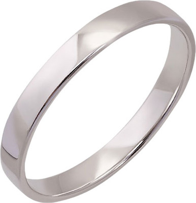 Кольцо обручальное из белого золота Кристалл CB87400226773 (р.21)