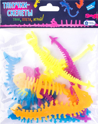 Набор игрушек антистресс Dream Makers Тянучка Скелет / TNA98