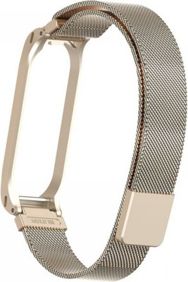 Ремешок для фитнес-трекера Rumi Milanese Loop для Xiaomi Mi Band 3/Mi Band 4 (кремовый)