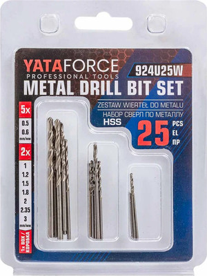Набор сверл Yataforce YF-924U25W (60723)