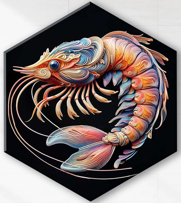 Картина по номерам Флюид Креветка 37х32 / BVF0004