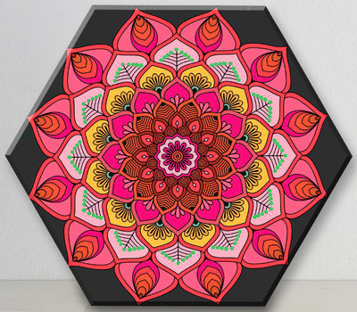 Картина по номерам Флюид Мандала на благополучие 37x32 / VFH0005