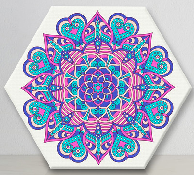 Картина по номерам Флюид Мандала на любовь 37x32 / VFH0006