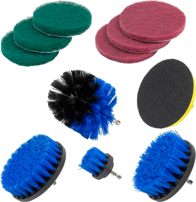 Набор щеток для электроинструмента ForceKraft FK-CBK-02 (60401), (11шт)