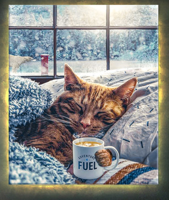 Картина по номерам Молли Морозное утро 40x50 / LHR0008