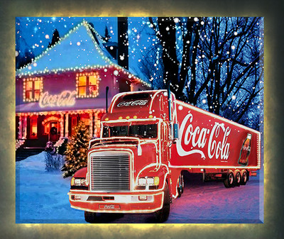 Картина по номерам Молли Новый год к нам мчится 40x50 / LHR0013