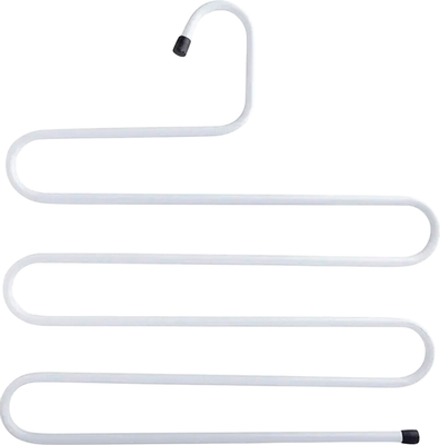 Набор металлических вешалок-плечиков Brabix 608466 (2шт, белый)
