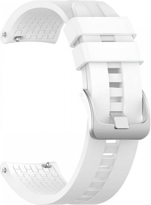 Ремешок для умных часов Rumi GT с полоской 22мм (белый)