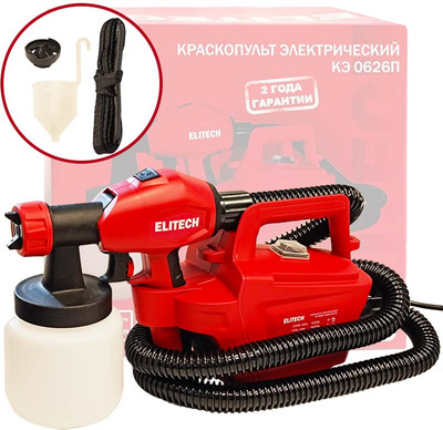 Краскопульт электрический Elitech КЭ 0626П / 207363
