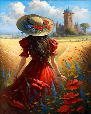 Картина по номерам Молли Полевой пейзаж 40x50 / HR0614