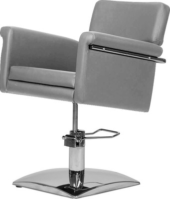 Кресло парикмахерское Элеганс МД-77А (серебристый, съемная подушка сиденья)