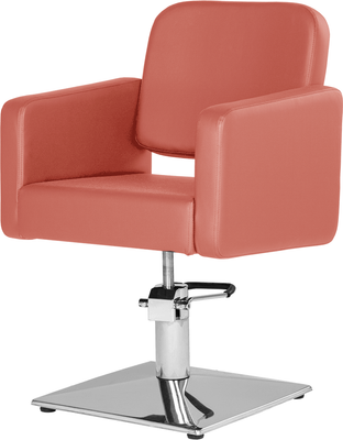 Кресло парикмахерское Элеганс Одри (коралловый №77)