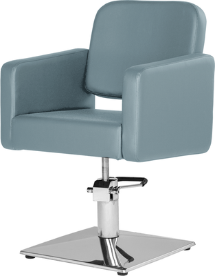 Кресло парикмахерское Элеганс Одри (голубой №115)