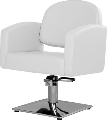 Кресло парикмахерское Элеганс Тера (белый матовый)