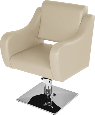 Кресло парикмахерское Элеганс МД-24 (светло-бежевый)