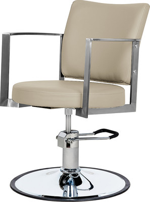 Кресло парикмахерское Элеганс Хилтон (светло-бежевый)