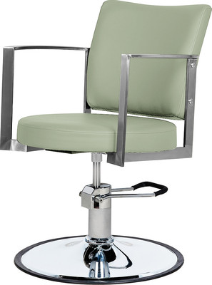 Кресло парикмахерское Элеганс Хилтон (оливковый №105)