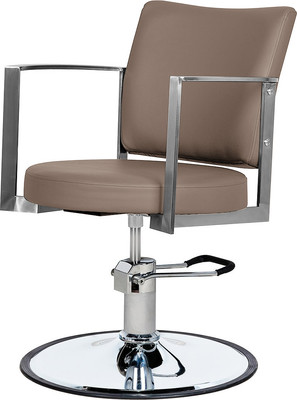 Кресло парикмахерское Элеганс Хилтон (темно-бежевый №104)